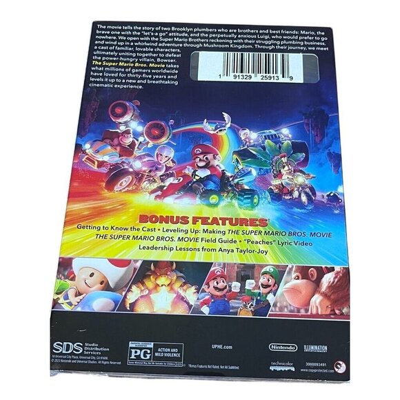 Nintendo Movie The Super Mario Bros PG Blue-Ray Power Up Edition Kids 2023 - Picture 2 of 9